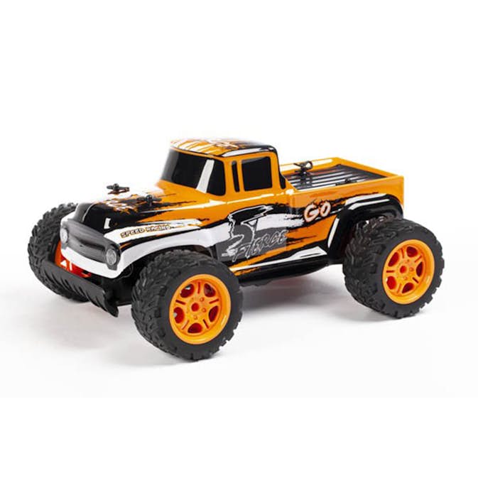 Radiostyrd Bil Techtoys Pickup 1:14 2,4 GHz Go Fiee Orange +USB Ladd