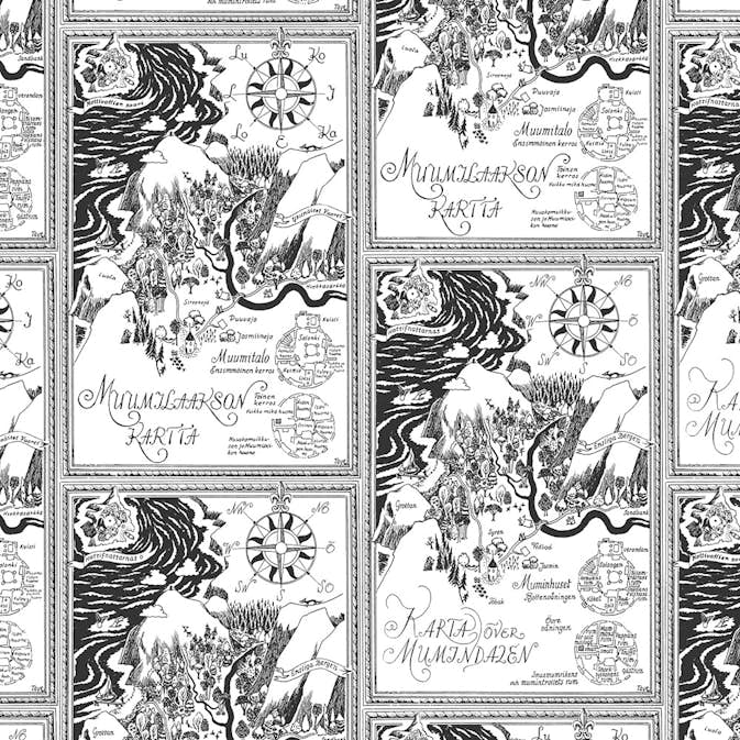 Tapet Paintpart Mumin 3 5348-1