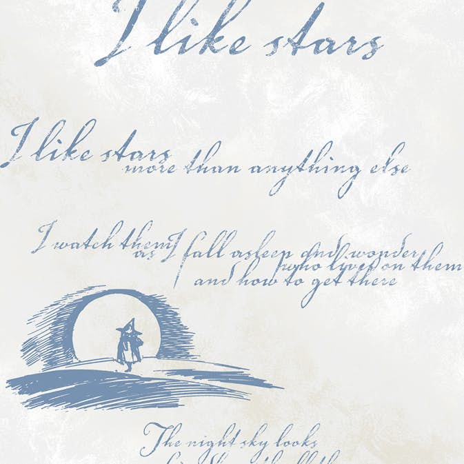 Tapet Paintpart Mumin 3 5349-3