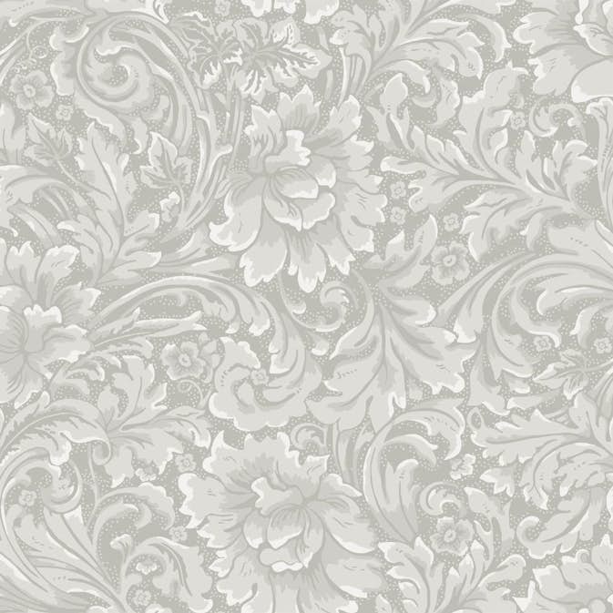 Tapeter Duro Flora Idun 535-01 QuickUp, Mönstrad Beigegrå