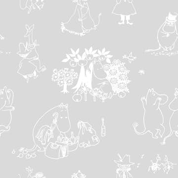 Tapet Paintpart Mumin 3 5350-1