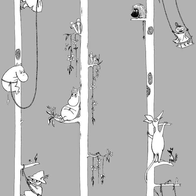 Tapet Paintpart Mumin 3 5351-1