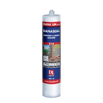 Fogmassa Danalim Silikon Dana 514 Grå Våtrum & Bygg 300 ml