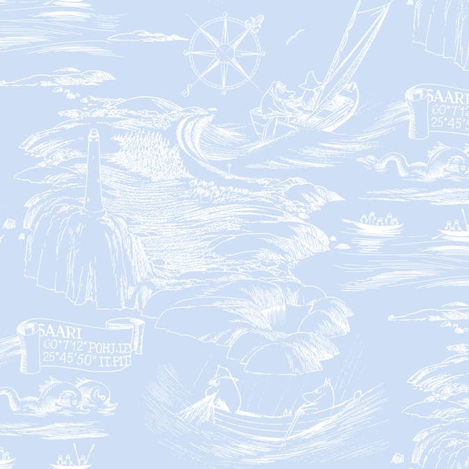 Tapet Paintpart Mumin 3 5355-6