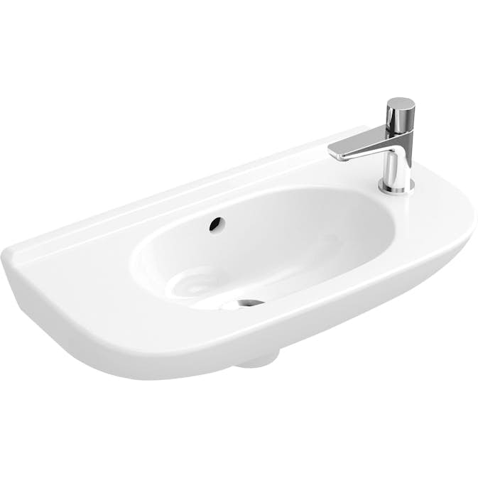 Tvättställ Villeroy & Boch O.novo Ovalt för Ocentrerad Blandare