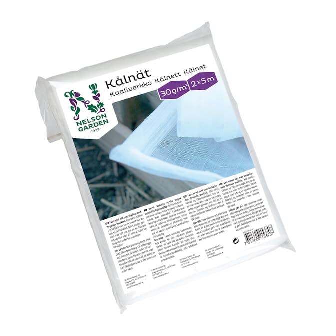 Kålnät Nelson Garden Trädgårdsnät Vit 2x5 m, Skydd mot Insekter