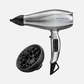 Hårfön BaByliss Pro Digital 6000E Hårtork med Diffuser & 2 Fönmunstycken