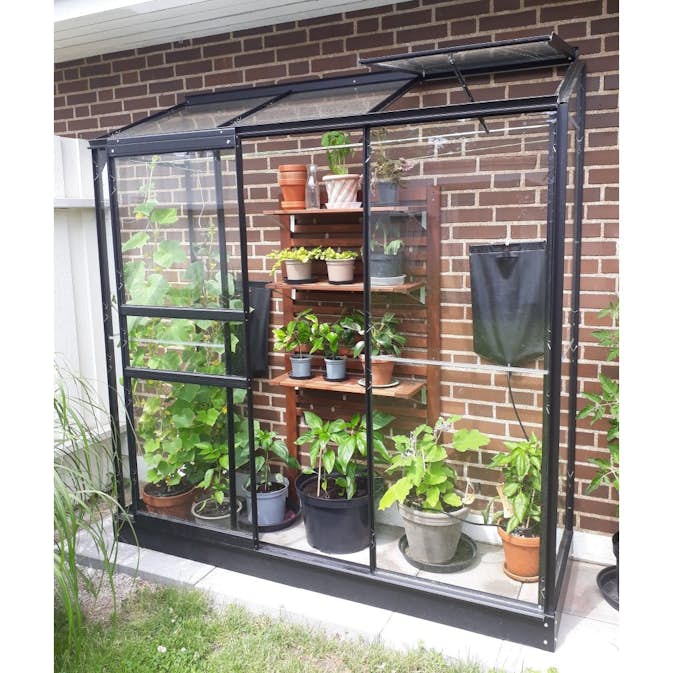 Väggväxthus Gardeney Pluto 1,3 m²
