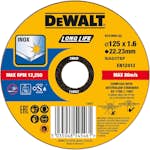 Kapskiva DeWalt DT43906 125X1,6 mm Inox Long Life