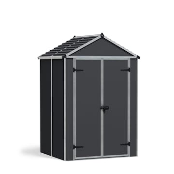 Skjul Canopia By Palram Rubicon 2,8 M2 Antracitgrå