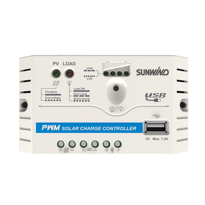 Solcellsregulator Sunwind Basic 10A 12V