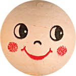 Ansikten Creativ Company 22 mm Ivory 10 st/1 Förp