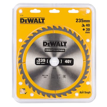 Cirkelsågblad DeWalt DT1955-QZ 235X30 mm 40T