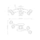 Taklampa Globo Lighting Elliott 5L
