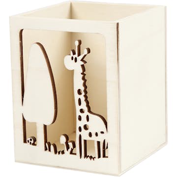Pennställ Creativ Company Giraff HxL 10x8 cm 1 St