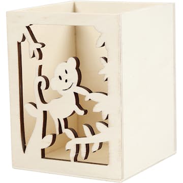 Pennställ Creativ Company Apa HxL 10x8 cm 1 St