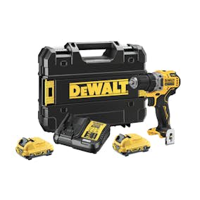 Borrmaskin Dewalt DCD701D2-QW med Batteri och Laddare