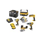 Verktygspaket Dewalt DCK500P3T-QW 5 delar