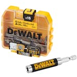Bitsset DeWalt DT71573 16 Delar Med 1 Magnethållare