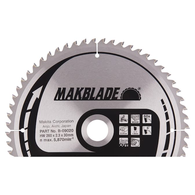 Sågklinga Makita 260x30x2,3mm 60T