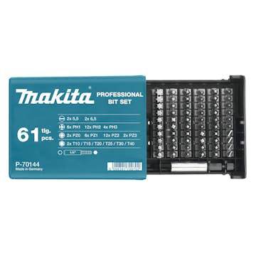 Bitssats Makita P-70144 61 delar