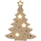 Pappfigur Creativ Company med Inbyggt Ljus Julgran 27x4x21,5 cm 1 St