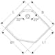 Duschkabin Contura Shower Showerama Classic Pentagonal
