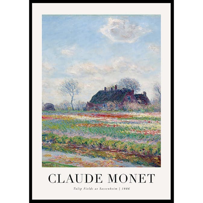 Poster Gallerix Tulip Fields At Sassenheim 1886 By Claude Monet