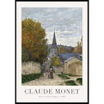 Poster Gallerix Street In Sainte-Adresse 1867 By Claude Monet