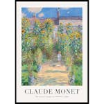 Poster Gallerix The Artists Garden 1881 By Claude Monet