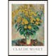 Poster Gallerix Jerusalem Artichoke Flowers 1880 By Claude Monet