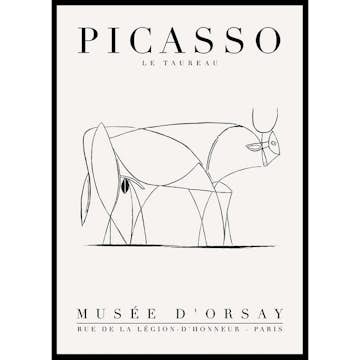 Poster Gallerix Picasso Le Taureau
