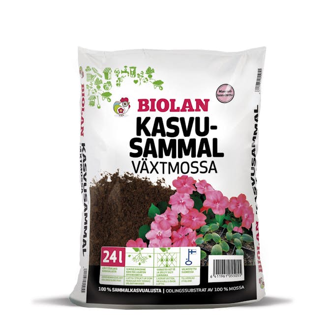 Växtmossa Biolan 24 L