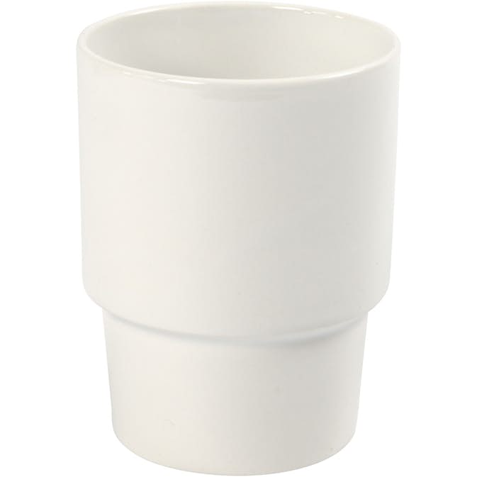 Mugg Creativ Company Vit 11x8,5 cm 1 St