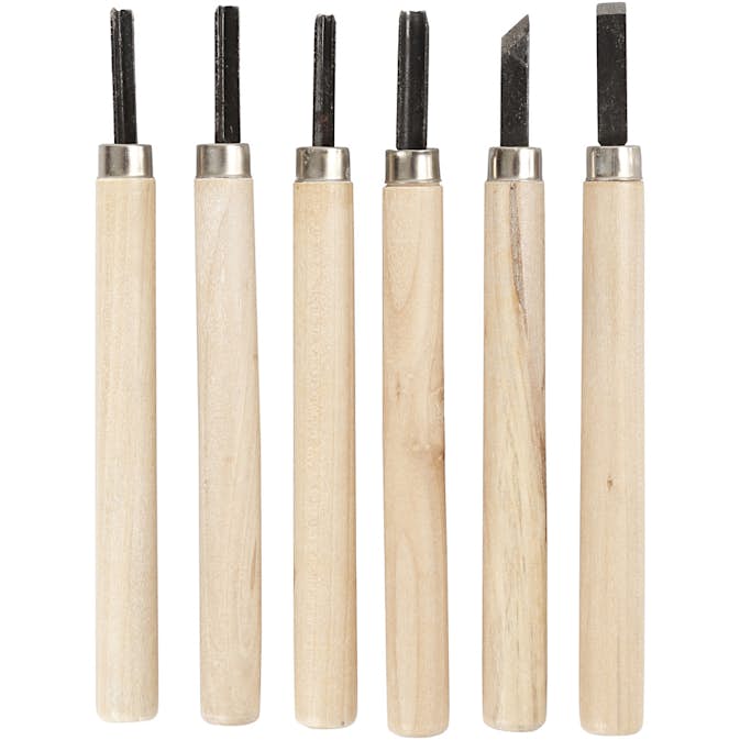 Täljset Creativ Company Wood 6 st