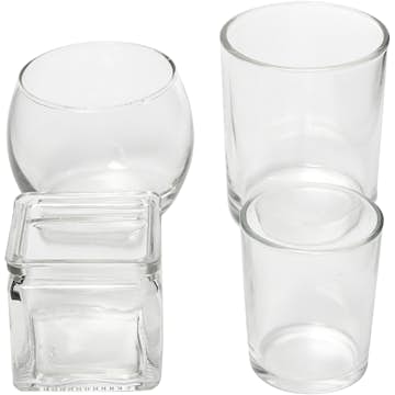 Värmeljushållare Creativ Company 5,3-9,2 cm Dia. 4,5-7,3 cm Innehållet Kan Variera 72 St/1 Låda