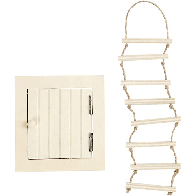 Vindslucka Creativ Company och Repstege Stl 9-20 cm 1 Set