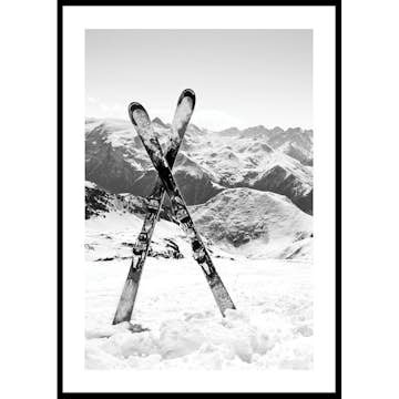 Poster Gallerix Crossed Skis