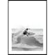 Poster Gallerix Surfer B&W