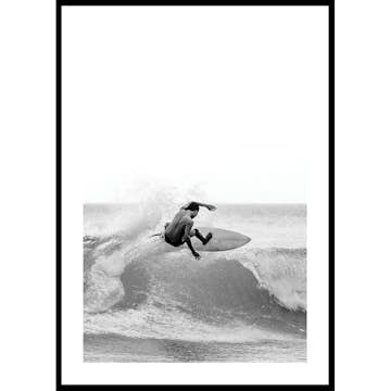 Poster Gallerix Surfer B&W