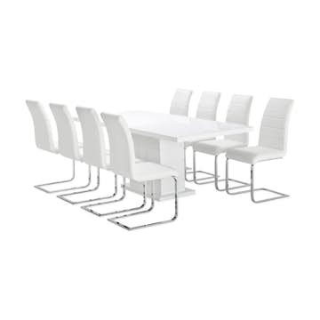 Matgrupp Concept 55 Cibus Matgrupp 180 cm med 8 Sorado Matstol