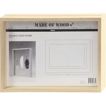 Dubbelramar Creativ Company Djup 4,5 cm Stl 22,1x30,8 cm 1 St