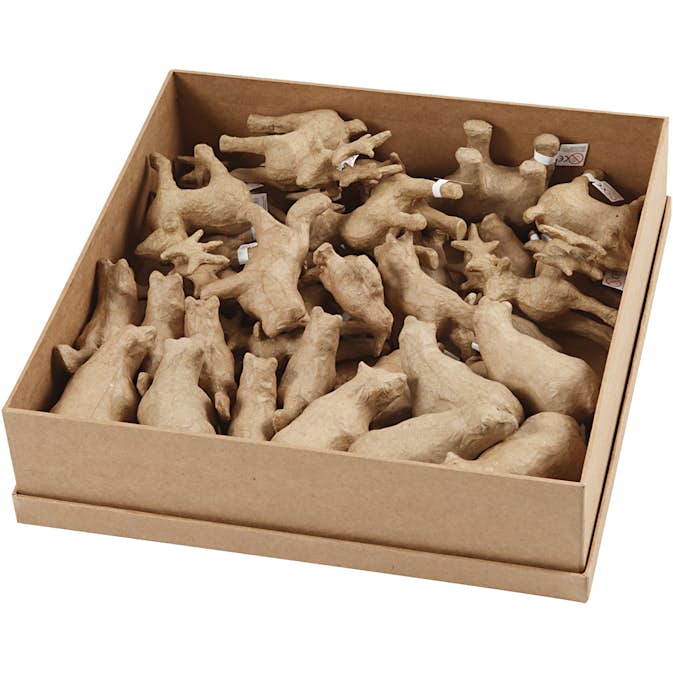 Polardjur Creativ Company Papier Maché 32 St/1 Förp