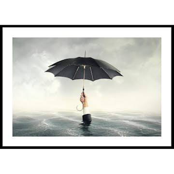 Poster Gallerix Drowning With An Umbrella