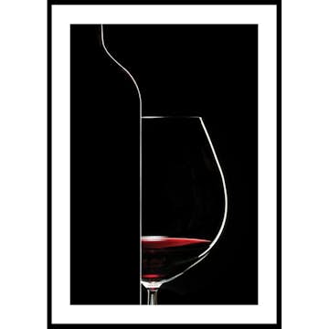 Poster Gallerix Red Wine And Bottle