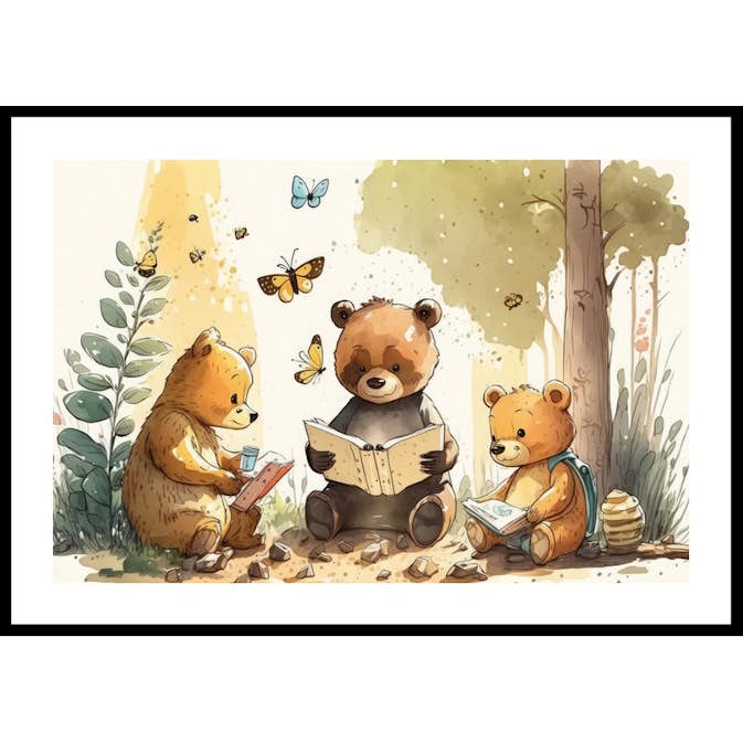 Poster Gallerix Friends Reading