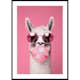 Poster Gallerix Llama With Bubble Gum