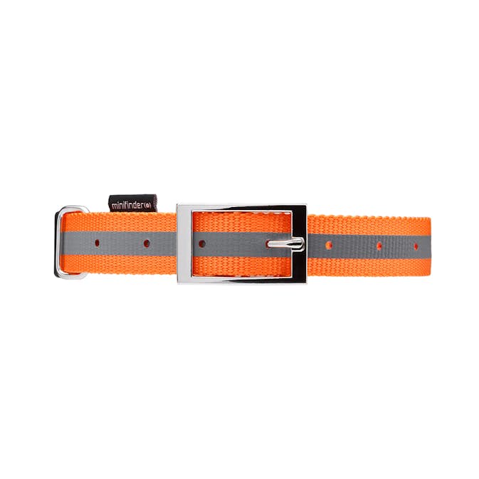 Hundhalsband Minifinder För Atto Orange Reflexremsa