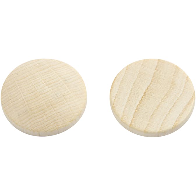 Träknappar Creativ Company Dia. 25 mm Tjocklek 5 mm 15 St/1 Förp