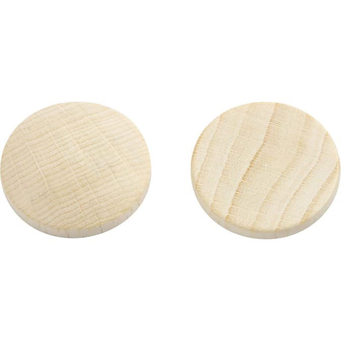 Träknappar Creativ Company Dia. 25 mm Tjocklek 5 mm 150 St/1 Förp